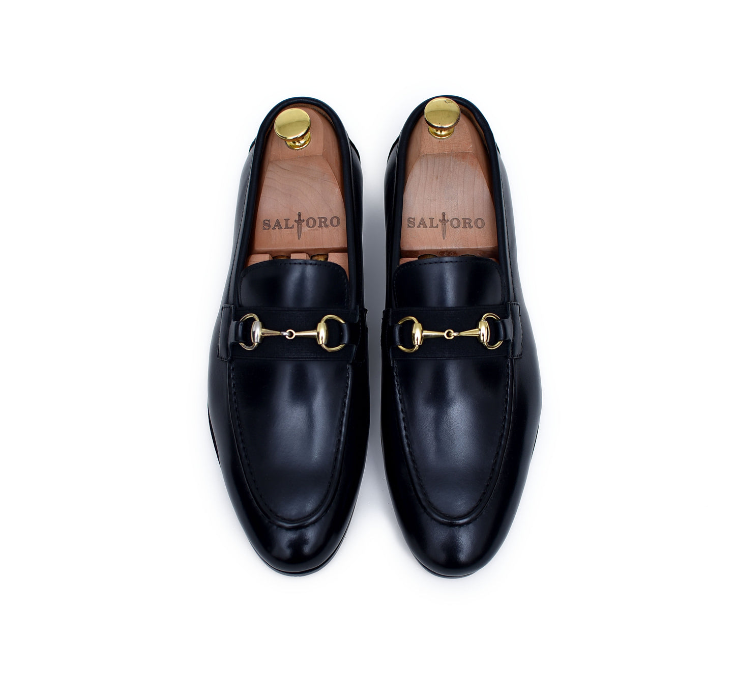 Oscar - Black Leather Loafers